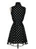 Forever 21 100% Polyester Polka Dots Black Cocktail Dress Size S - photo 2
