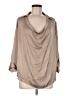 Vince. 100% Polyester Tan 3/4 Sleeve Blouse Size 8 - photo 1