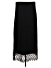 Chico's Solid Black Formal Skirt Size Lg (2) - photo 2