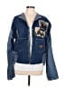 L.e.i. Graphic Blue Denim Jacket Size L (estimated) - photo 1
