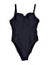 J.Crew Solid Black One Piece Swimsuit Size M (estimated) - photo 1