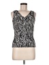 Axcess 100% Polyester Ivory Sleeveless Top Size M - photo 1