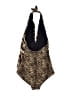 MICHAEL Michael Kors Animal Print Gold One Piece Swimsuit Size 6 (estimated) - photo 2