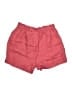 Kenar 100% Linen Solid Red Board Shorts Size 8 - photo 2