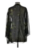 ALLSAINTS 100% Polyester Animal Print Floral Snake Print Black Green Kimono Size 4 - photo 2