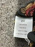 Fever 100% Rayon Black 3/4 Sleeve Blouse Size 2X - photo 8