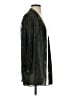 ALLSAINTS 100% Polyester Animal Print Floral Snake Print Black Green Kimono Size 4 - photo 4