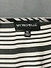 My Michelle 100% Polyester Stripes Black Short Sleeve Top Size XL - photo 7