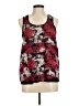 Kensie 100% Polyester Red Sleeveless Blouse Size M - photo 1