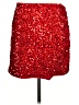 Line & Dot 100% Polyester Red Casual Skirt Size L - photo 2
