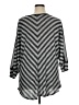 Ava & Viv Chevron-herringbone Gray 3/4 Sleeve Top Size 1X - photo 2