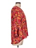Mercer & Madison 100% Polyester Orange 3/4 Sleeve Blouse Size L - photo 4