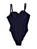 J.Crew Solid Blue One Piece Swimsuit Size M (estimated) - photo 1