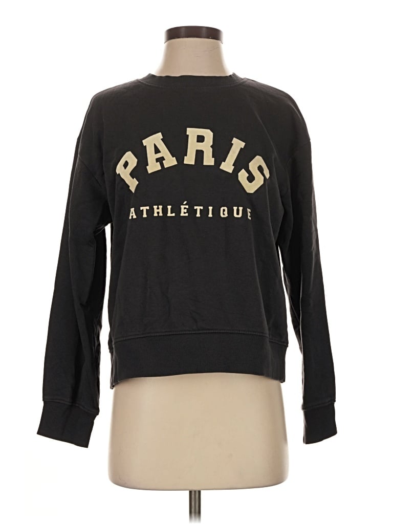 Pre-owned H&m Sweatshirt In Black