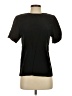 Argenti 100% Silk Black Short Sleeve Top Size XS - photo 1