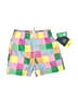 Baby Gap 100% Polyester Checkered-gingham Pink Board Shorts Size 18-24 mo - photo 1