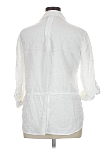 Saks Fifth Avenue 3/4 Sleeve Button-Down Shirt (view 2)