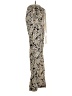 STAUD 100% Linen Paisley Gold Linen Pants Size XS - photo 4