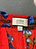 J.Crew Collection 100% Polyester Floral Red Casual Pants Size 12 - photo 7