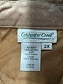 Coldwater Creek 100% Leather Tan Leather Jacket Size 2X - photo 6