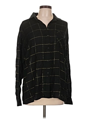 Attention Long Sleeve Button-Down Shirt (view 1)