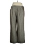 Le Suit 100% Polyester Chevron-herringbone Gold Gray Dress Pants Size 16 - photo 2