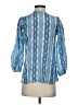 Tucker 100% Silk Blue 3/4 Sleeve Silk Top Size P (petite) - photo 2