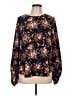 Pleione Black Long Sleeve Blouse Size L - photo 1