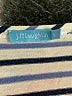 J. McLaughlin Stripes Blue 3/4 Sleeve T-Shirt Size XL - photo 7