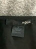Aqua 100% Polyester Solid Black Casual Dress Size M - photo 7