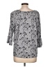 MICHAEL Michael Kors Silver 3/4 Sleeve T-Shirt Size L - photo 2
