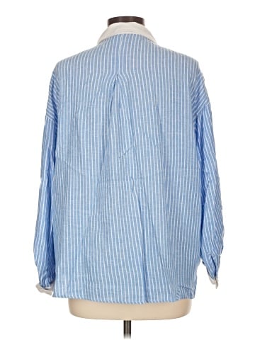 Zara 3/4 Sleeve Button-Down Shirt (view 2)