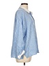 Zara Stripes Blue 3/4 Sleeve Button-Down Shirt Size L - photo 4