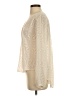 Lush 100% Polyester Ivory Long Sleeve Blouse Size S - photo 5
