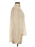 Lush 100% Polyester Ivory Long Sleeve Blouse Size S - photo 4