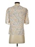Elodie 100% Polyester Ivory Short Sleeve Blouse Size XS - photo 2