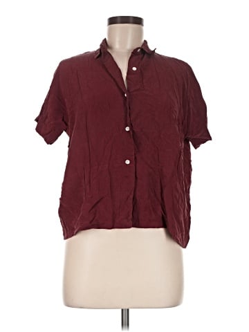Everlane Short Sleeve Silk Top (view 1)