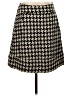 Club Monaco Houndstooth Black Wool Skirt Size 4 - photo 1