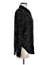 Halogen Metallic Black Long Sleeve Blouse Size M - photo 4
