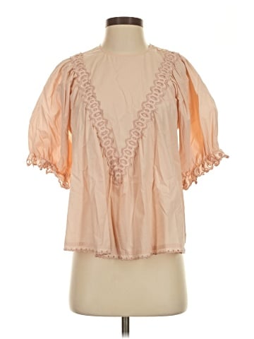 The Great. 3/4 Sleeve Blouse (view 1)