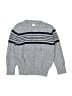 Crewcuts 100% Cotton Stripes Gray Pullover Sweater Size 2 - photo 1