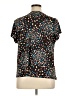 Sejour Teal Short Sleeve Blouse Size 16 - photo 2