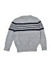 Crewcuts 100% Cotton Stripes Gray Pullover Sweater Size 2 - photo 2