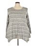 Green Envelope Gray Pullover Sweater Size 3X - photo 1