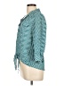 Investments 100% Polyester Teal 3/4 Sleeve Blouse Size L - photo 5
