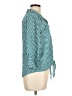 Investments 100% Polyester Teal 3/4 Sleeve Blouse Size L - photo 4
