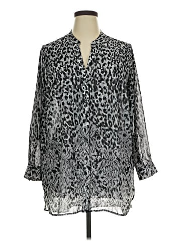 Belle By Kim Gravel 3/4 Sleeve Blouse (view 1)