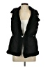 Weekend 100% Polyester Black Faux Fur Vest Size L - photo 1