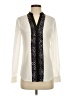 Ivanka Trump 100% Polyester Ivory Long Sleeve Blouse Size XS - photo 1