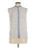 Aeropostale 100% Rayon Ivory Sleeveless Button-Down Shirt Size M - photo 1